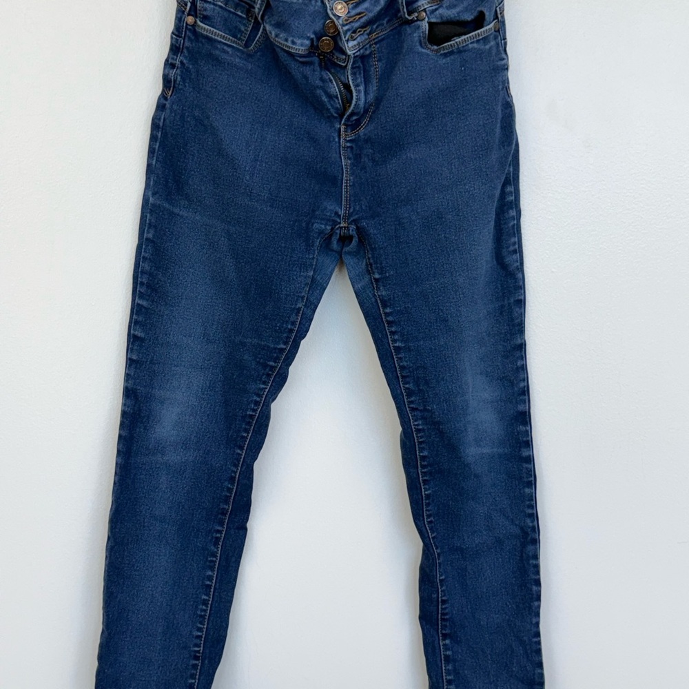 🔴 BAMBOO Dark Blue Skinny Jeans